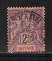 GUYANE N° 48 Obl. - Used Stamps