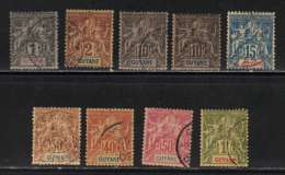 GUYANE N° Entre 30 & 42 Obl. - Used Stamps