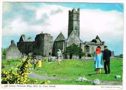 M558 Quin - County Clare - 14th Century Franciscan Abbey / Viaggiata 1966 - Clare