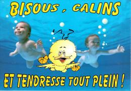 ENFANTS : Bisous, Calins Et Tendresse Tout Plein - Humorous Cards