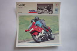 Transports - Sports Moto-carte Fiche Technique Moto ( Yamaha 1000 Gts  ( Tourisme ) -1993 ( Description Au Dos - Motorradsport