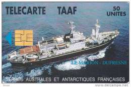 TAAF, TAF-03, Ship Le Marion Dufresne, Only Issued 1.500, 2 Scans. - TAAF - Franse Zuidpoolgewesten