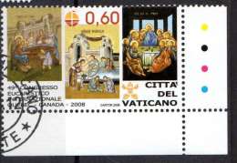 PIA - VATICANO - 2008 -  49° Congresso  Eucaristico Internazionale - (SAS 1470-71) - Gebruikt