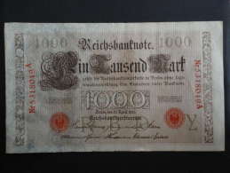 1910 A - 21 Avril 1910 - Billet 1000 Mark - Allemagne - Série A : N° 5318049 A - Banknote Deutschland Germany - 1.000 Mark