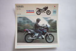 Transports - Sports Moto-carte Fiche Technique Moto ( Yamaha 125 Tdr ( Tourisme ) -1993 ( Description Au Dos - Sport Moto