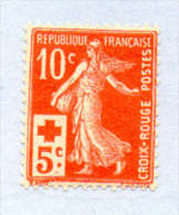 Croix-Rouge, 147*, Cote 40 €, - Neufs