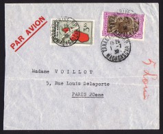 1939 Lettre Avion Pour Paris  PA5A, 168 - Covers & Documents