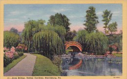 Pennsylvania Harrisburg Arch Bridge Italian Gardens - Harrisburg