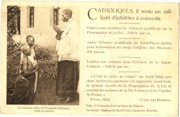 Catholiques, Il Reste Un Milliard D'infidèles à Convertir. - Basilique Du Sacré-Coeur, Ganshoren, Bruxelles
Un Nouveau - Uganda