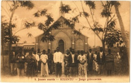 Kisantu - Jeunes Mariés - Jonge Getrouwden - & Church - Otros & Sin Clasificación