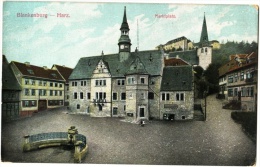 Blankenburg - Harz. Marktplatz. - Blankenburg