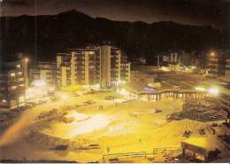 VAL THORENS 73 - Vue De Nuit Du Centre De La Station - 25.2.1991 - D-3 - Val Thorens