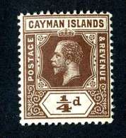 590 )  Cayman Islands  SG.#40 Mint*  Offers Welcome - Caimán (Islas)