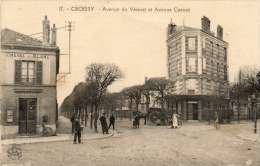 CPA - 78 - CROISSY - Avenue Du Vésinet Et Avenue Carnot - 916 - Croissy-sur-Seine