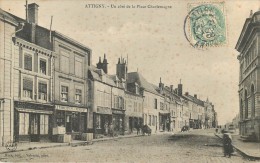 08  ATTIGNY UN COTE DE LA PLACE CHARLEMAGNE - Attigny