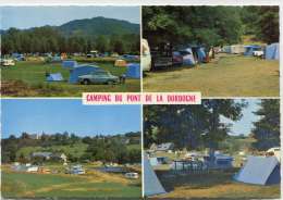 CPA 63 SAINT SAUVES D AUVERGNE CAMPING DU PONT DE LA DORDOGNE  Grand Format 15 X 10,5 - Andere & Zonder Classificatie