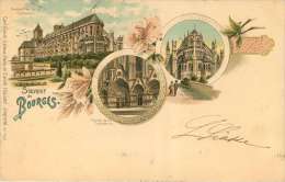 Bourges : Souvenir De Carte Kunzli Voyagée En 1899 - Bourges