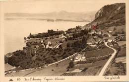 CPA - VEYRIER (74) - CHAVOIRE - Le Village Et Le Lac - Veyrier