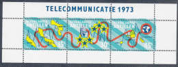 ANTILLES NEERLANDAISES BLOC FEUILLET Y&T 2 TELECOMMUNICATIONS  1973 NEUF SANS CHARNIERES - Antillas Holandesas