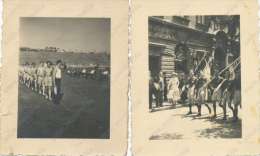 Boys At Sokol Rally Serbia, Yugoslavia -2 Vintage Old Photo - Gymnastique