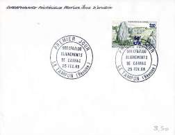 PJ Timbres Alignement De Carnac - Le Tampon Réunion - 25 Février 1968 - R374 - Cartas & Documentos