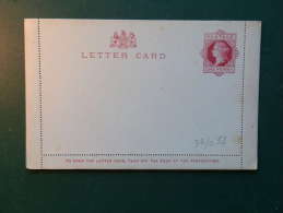 37/653  LETTER CARD  CLOSED - Interi Postali