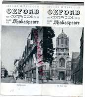 ANGLETERRE - OSFORD - LES COTSWOLDS ET LE PAYS DE SHAKESPEARE-STRATFORD SUR AVON-1938 - Verenigd-Koninkrijk