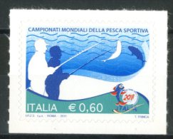 ITALIA / ITALY 2011** - Campionati Di Pesca Sportiva - 1 Val.autoadesivo Come Da Scansione. - 2011-20: Mint/hinged