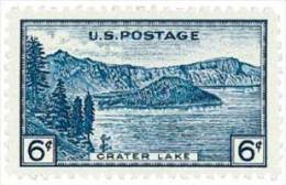 1934 USA 6c Crater Lake, Oregon Stamp #745 National Park - Ungebraucht