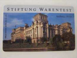 Chip Phonecard,O148 02.95 Stiftung Warenest-reichstag Berlin,used - O-Series: Kundenserie Vom Sammlerservice Ausgeschlossen