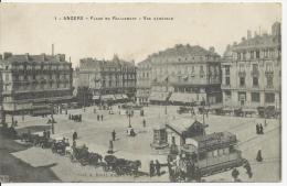 Angers - Place Du Ralliement  Tramway, Calèches , Commerces , Publicités Cherry-Guery - 1910 - Angers