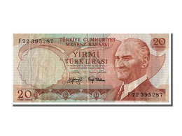 Billet, Turquie, 20 Lira, 1970, SUP - Turchia