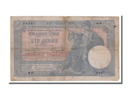 Billet, Serbie, 100 Dinara (srebru), 1905, 1905-01-05, TB - Servië