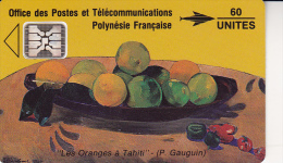 TELECARTE POLYNESIE FRANCAISE -GAUGUIN -PF 5A UTILISE - TB COTE : 40 € - Französisch-Polynesien