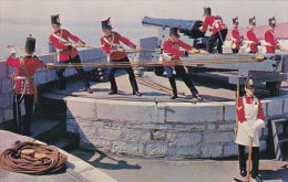 Canada Old Fort Henry Guard Performing Artillery Salute Kingston Ontario - Kingston