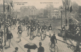 P P 966/ C  P A CHATOU  (78) MARCHE DE L'ARMEE  20 MAI 1904 SUR LE PONT DE CHATOU - Chatou