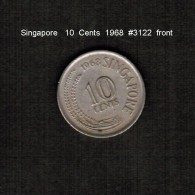 SINGAPORE     10  CENTS  1968  (KM # 3) - Singapur