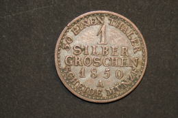 Monnaie, Allemagne, Etats Allemands, 1 Silber Groschen 1850 A Friedrich Wihlelm IV Von Preussen - Otros & Sin Clasificación