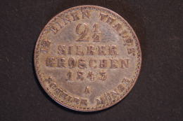 Monnaie, Allemagne, Etats Allemands, 2 1/2 Silber Groschen 1843 A Friedrich Wihlelm IV Von Preussen - Sonstige & Ohne Zuordnung