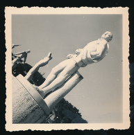 Photo Originale (Décembre 1954) : ROME, Stade Mussolini, Foro Italico, Les Statues (Italie) - Stades & Structures Sportives