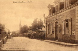 MONT SAINT JEAN (72) Rue Façade Du Bureau De Poste - Sonstige & Ohne Zuordnung