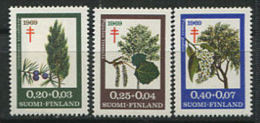 FINLANDE 1969 - Arbres, Medecine, Lutte Antituberculeuse - Neuf Sans Charniere (Yvert 624/26) - Unused Stamps