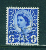WALES - 1967 To 1969  Queen Elizabeth  4d  Used As Scan - Wales