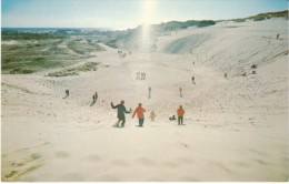 North Truro Cape Cod MA Massachusetts, Giant Sandpit, Sand Dunes, Beach Scene C1960s Vintage Postcard - Cape Cod