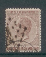 Belgique 19 (o) - 1865-1866 Linksprofil