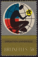 1958 - Bruxelles - Belgium - Universal Exposition (Trade Fair) - LABEL / CINDERELLA - 1958 – Bruxelles (Belgique)