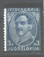 YUGOSLAVIA - JUGOSLAVIA -  ERROR OVPT  - MURDER KING ALEXANDAR  - **MNH - 1934 - Unused Stamps