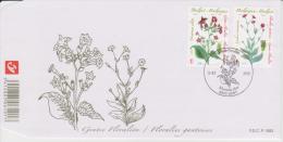 Belgium FDC 1683 Flowers - Nicotiniana Alata - Lychnis Coronaria - Mi 4046-4047 - 2001-2010