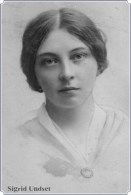 NOBEL PRIZE WINNERS Sigrid Undset   Stamped Card 0951-3 - Premi Nobel