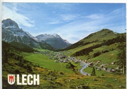 Autriche Vorarlberg LECH 1450m Mit Panorama Omeshorn2557m Schafberg 2680m Und Kriegerhorn 2173m  TBE - Lech
